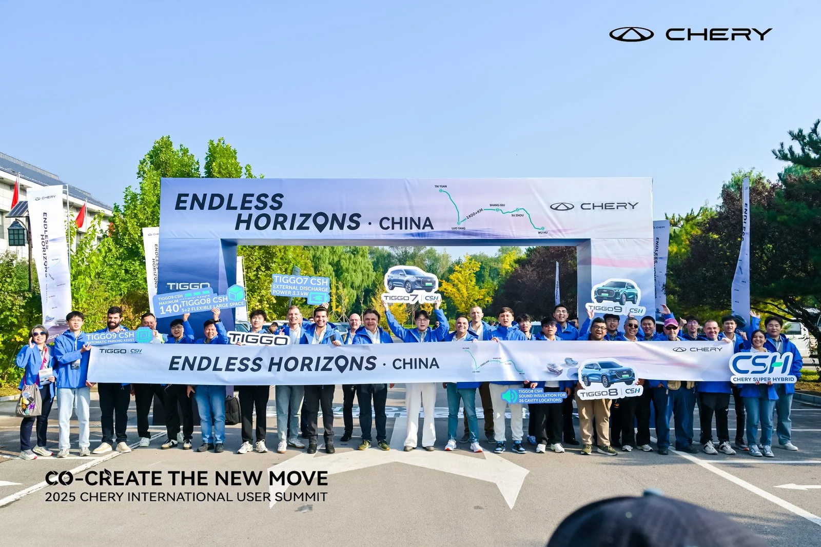 Participantes Chery International User Summit China 2026