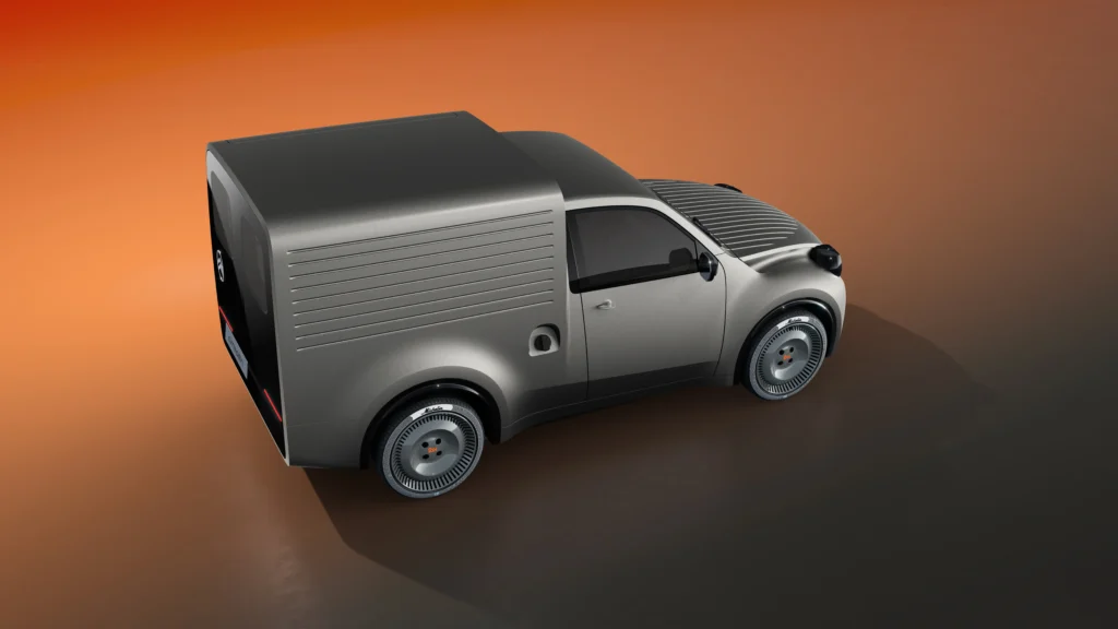 Citroën 2 CV Fourgonnette Concept: un renacer eléctrico con espíritu nostálgico 2 Citroën 2 CV Fourgonnette Concept: Citroën 2CV Fourgonnette Concept vista lateral trasera