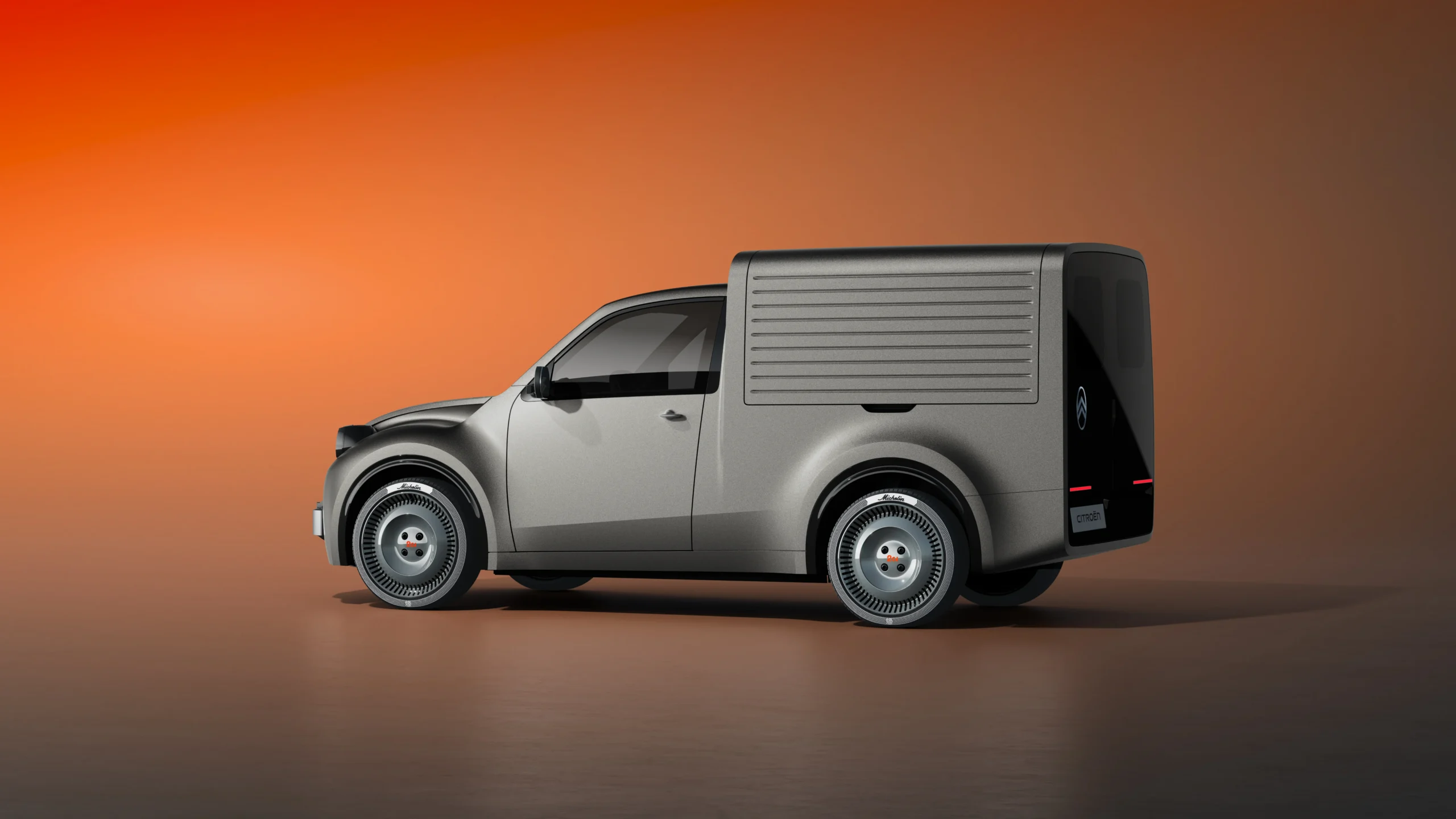 Citroën 2 CV Fourgonnette Concept: un renacer eléctrico con espíritu nostálgico 4 Citroën 2 CV Fourgonnette Concept: Citroën 2CV Fourgonnette Concept lateral