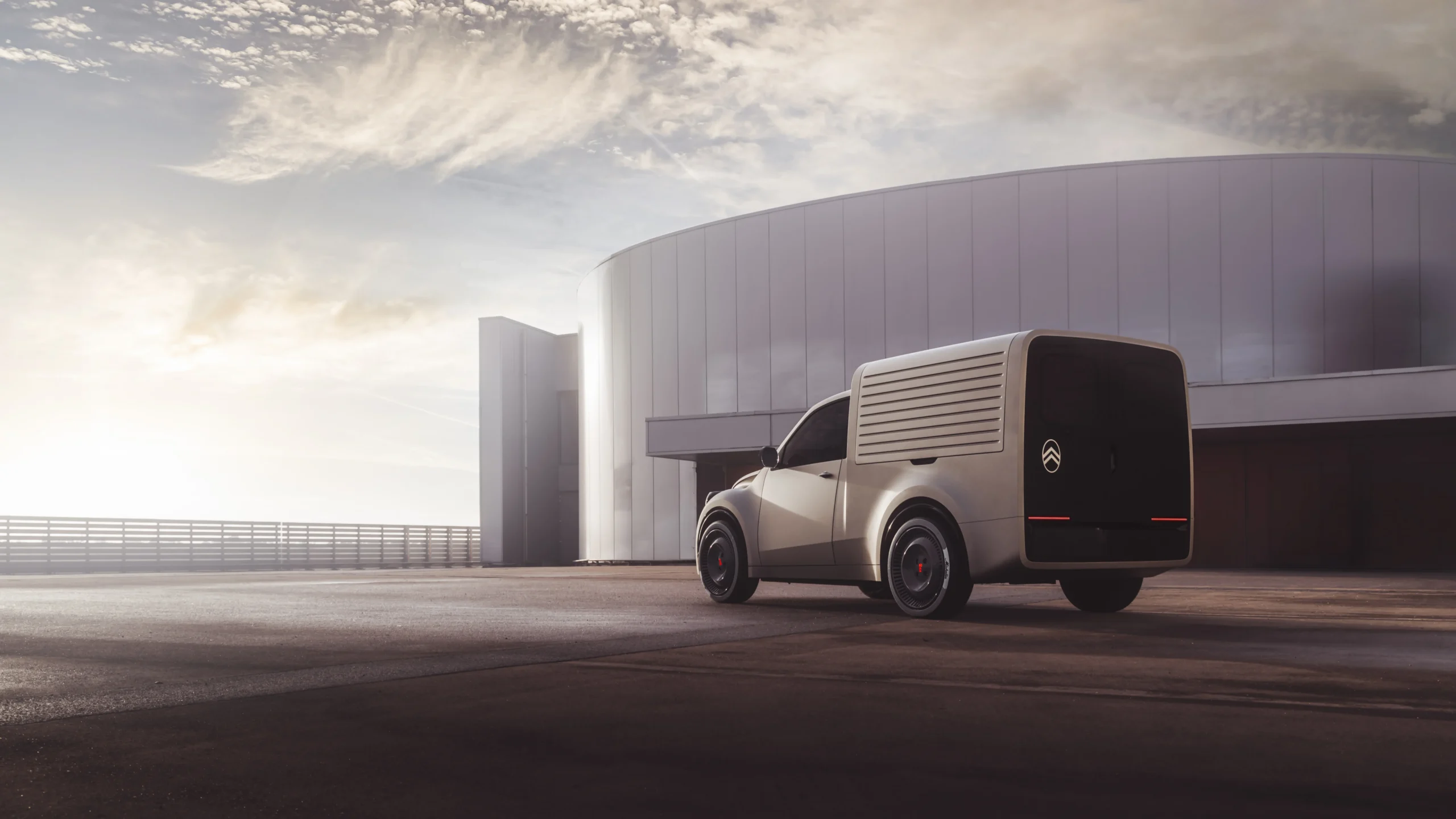 Citroën 2 CV Fourgonnette Concept: un renacer eléctrico con espíritu nostálgico 7 Citroën 2 CV Fourgonnette Concept: Citroën 2CV Fourgonnette Concept vista trasera