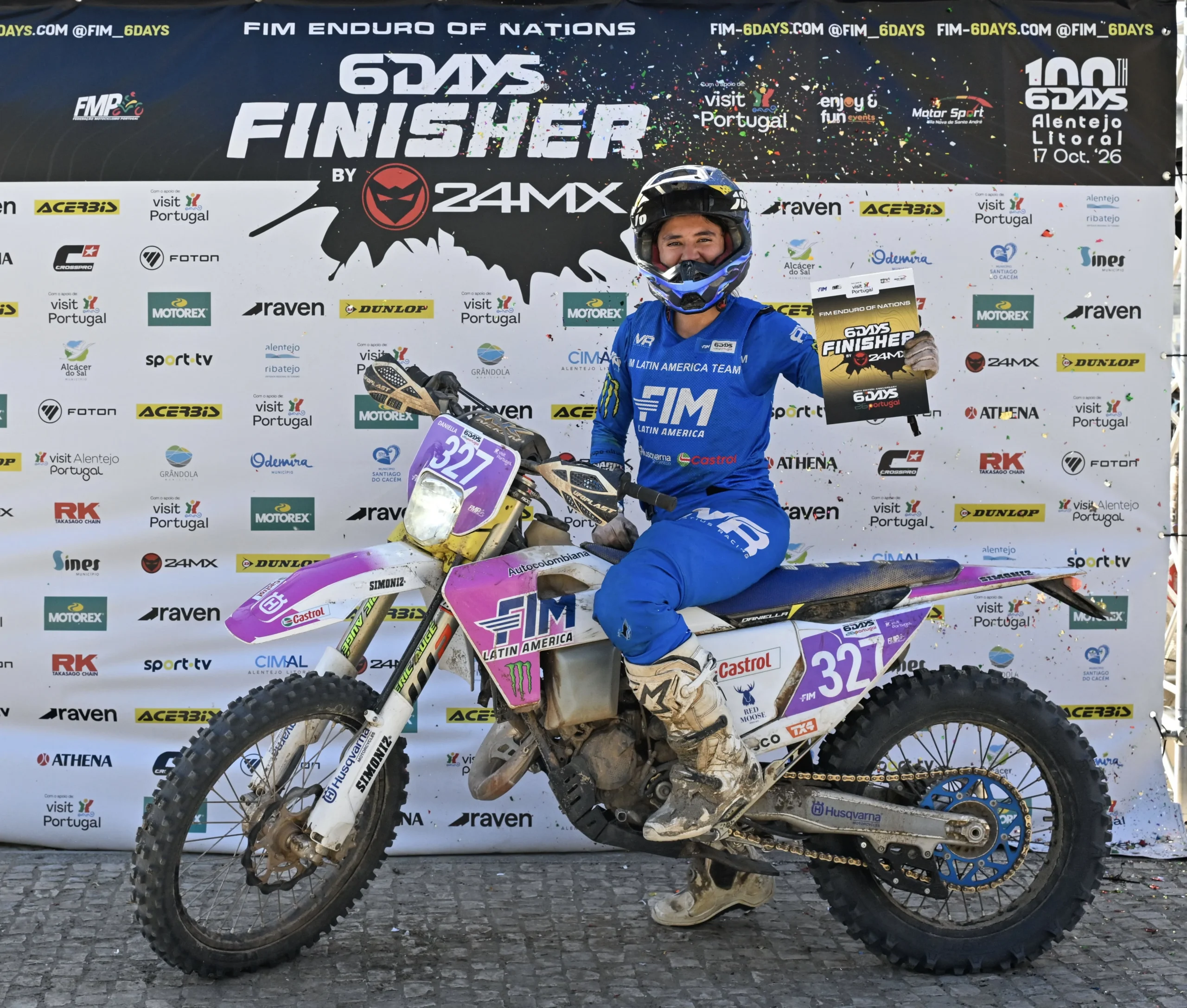 Daniella Acosta Six Days de Enduro: histórica medalla de plata en Rumanía 2 Daniella Acosta Six Days de Enduro: Daniella Acosta en moto Husqvarna Six Days Finisher