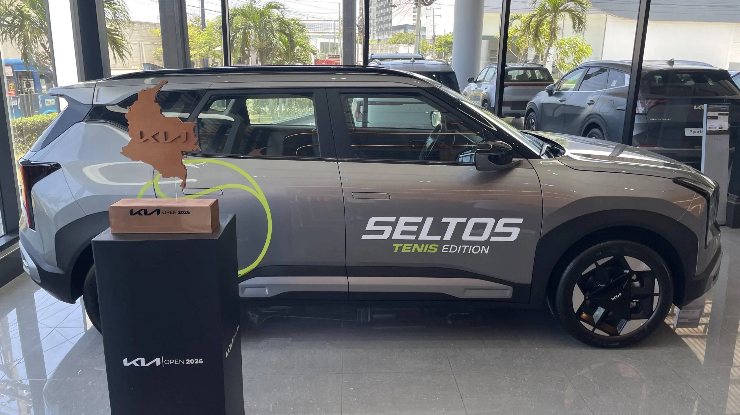 Kia Seltos Tenis Edition en el Kia Open Cali.