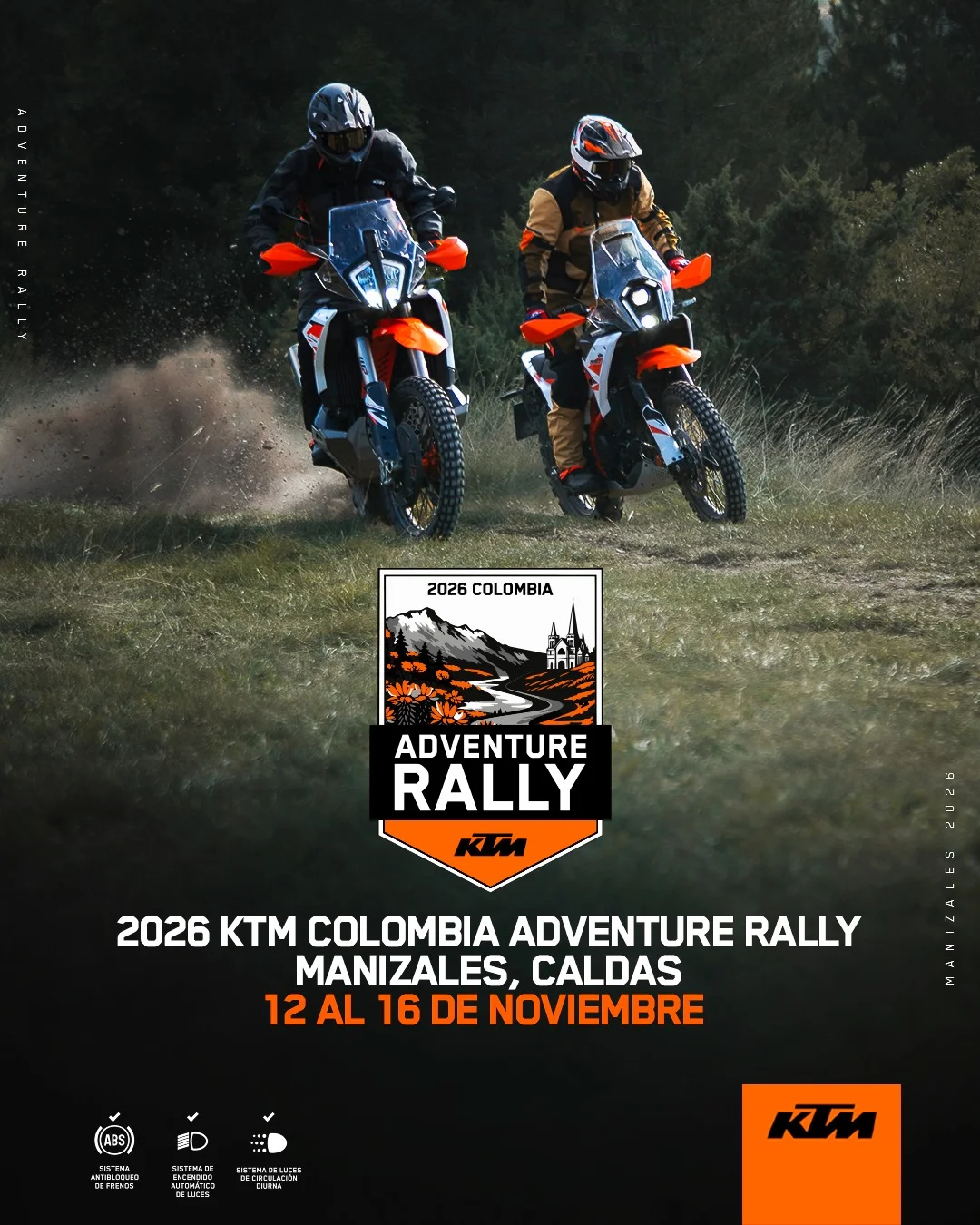 KTM Colombia Adventure Rally 2026: Manizales vibrará con la aventura sobre dos ruedas 4 Dos pilotos en el KTM Colombia Adventure Rally.