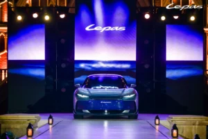 LEPAS Global Elegant Lifestyle Week: LEPAS AURA Concept frontal luces LED evento