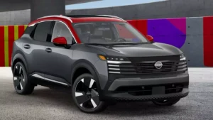 Nissan Kicks 2025 frontal gris bitono
