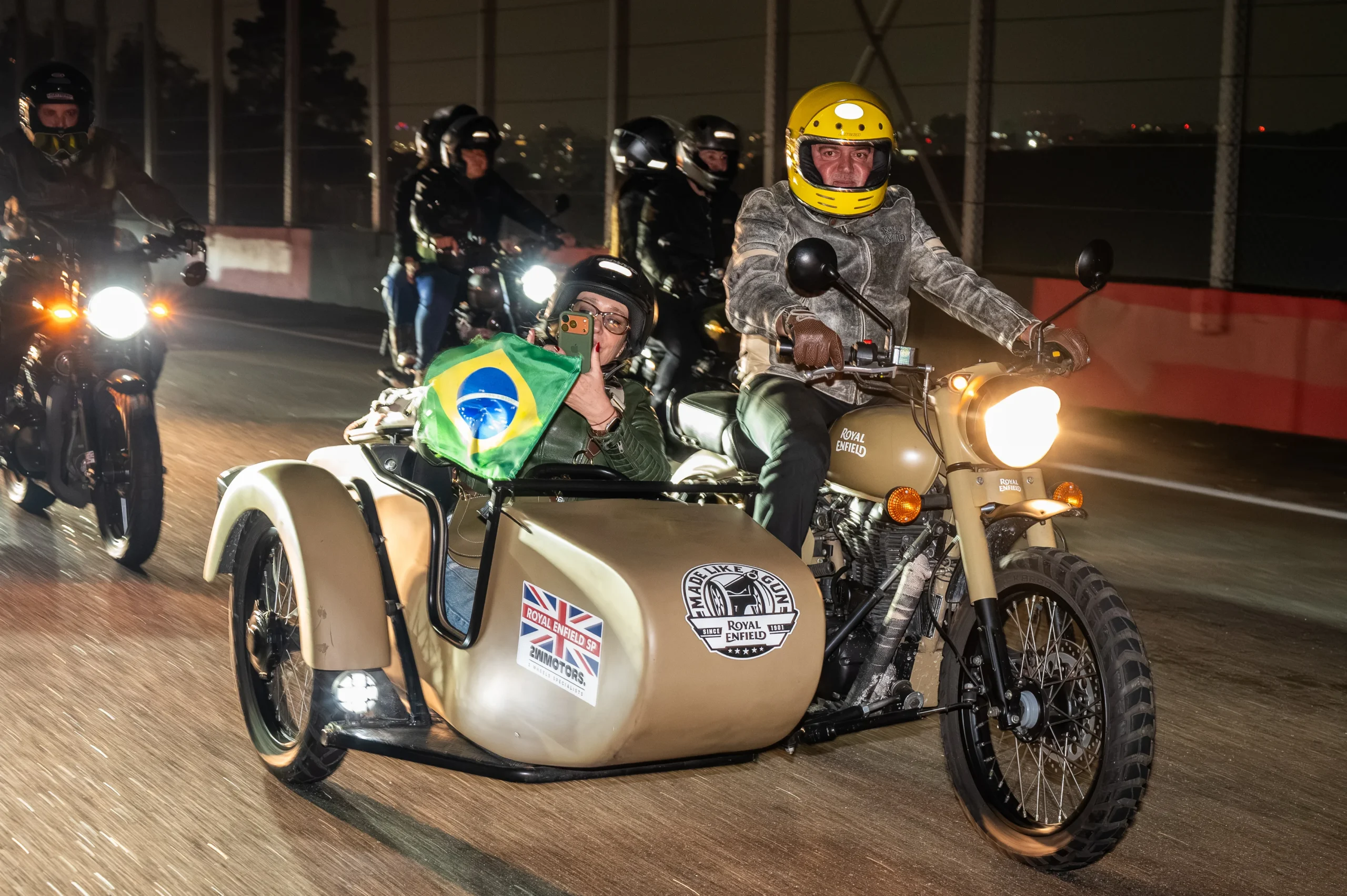 Royal Enfield Brasil: Royal Enfield celebra expansión en Brasil con pilotos.
